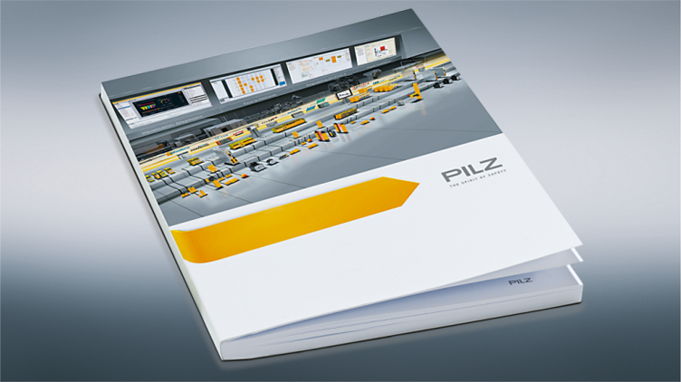 Example cover of a Pilz leaflet