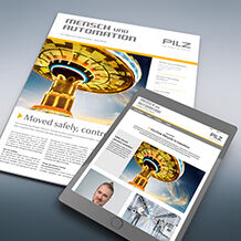 Cover of customer magazine