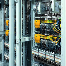 Railway control system in the control cabinet 