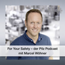 Pilz Podcast Cover mit dem Podcast-Gast der aktuellen Folge