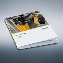 Mockup of white paper on safety locking devices