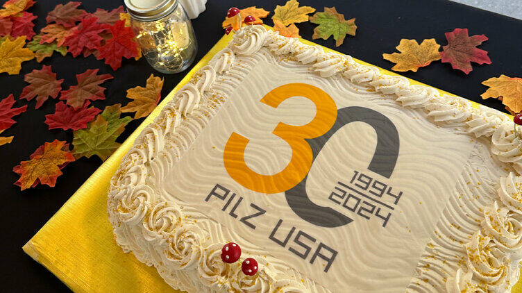 Kuchen mit der Aufschrift 30 Pilz USA