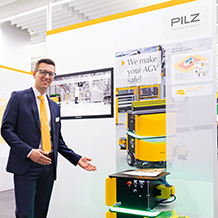 The automation company Pilz is presenting its safety and industrial security solutions for safe automation and safe operation of AGVS at LogiMAT, the international trade fair for Intralogistics Solutions and Process Management (25 - 27 April). Its motto: “We’ll make your AGVS safe!” (Photo: © Pilz GmbH & Co. KG)