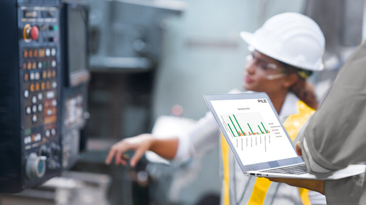 With “Machinery Safety Evaluation” (MSE), Pilz offers operators a new service to evaluate the machinery safety of existing machines. (Photo: © wera Rodsawang/Moment/Getty Images, © Pilz GmbH & Co. KG)