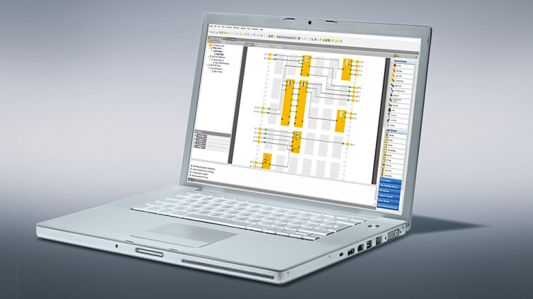 From Version 10.13 of the software tool PNOZmulti Configurator there are additional elements and expansion modules available for the configurable small controller. (Photo: Pilz GmbH & Co. KG)