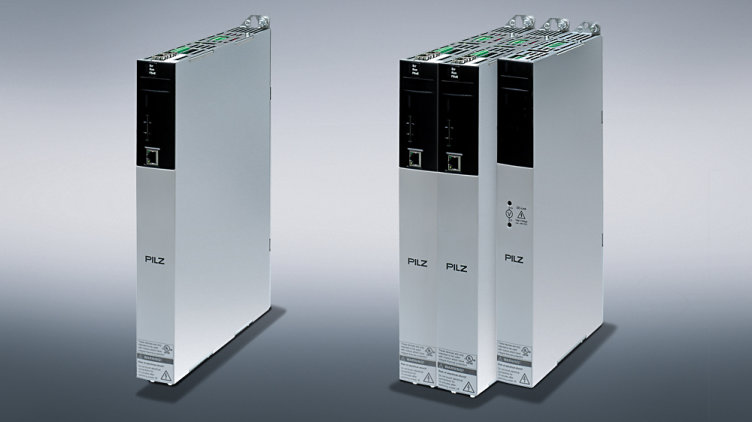 With its new drive controllers PMC SC6 and PMC SI6 Pilz offers space-saving, scalable systems for either single or multi-axis applications. (Photo: Pilz GmbH & Co. KG)