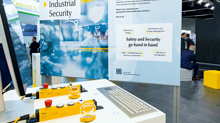 At the 2024 Hannover Fair, Pilz will be supporting the development of a sustainable manufacturing industry: visitors can obtain information about its comprehensive portfolio, which provides future-proof and universal solutions in the fields of Safety, Security and Automation. (Photo: © Pilz GmbH & Co. KG)