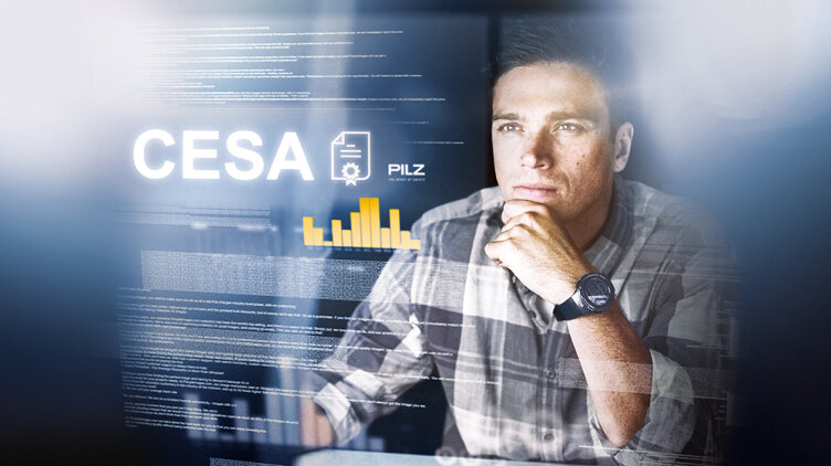 Delegates attending Pilz’s two-day course “CESA – Certified Expert for Security in Automation” gain the specialist standards’ knowledge they need to implement technical and organisational security measures in an industrial environment. (Photo: © PeopleImages/E+/Getty Images, © Pilz GmbH & Co. KG)